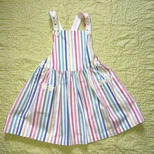 Mini Boden colorful striped dress